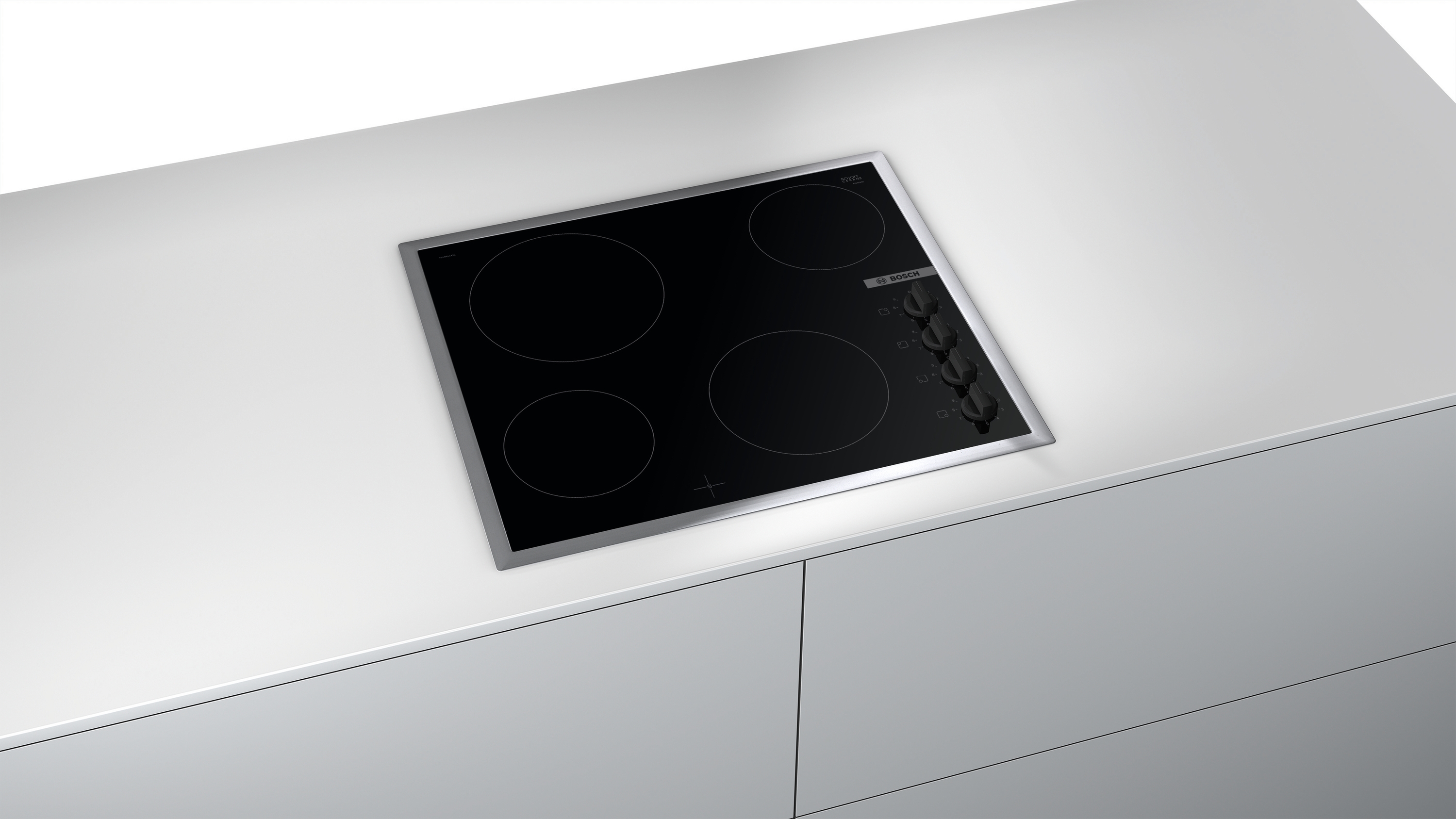 Series 2, Electric hob, 60 cm, Black, surface mount with frame, PKE645CA2E